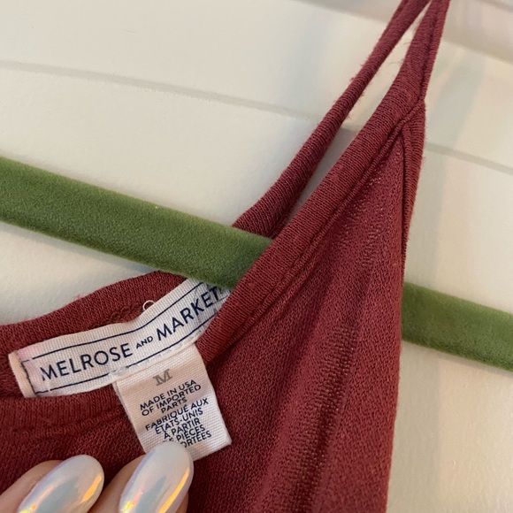 Burgundy tank from urban outfitters - Picture 2 of 2